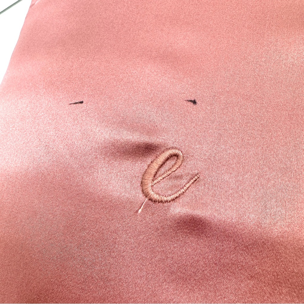 JOHNNY WAS Calme NEW 100% Cashmere Whipstitch Throw Blanket W Dust Bag Rose Pink - Picture 5 of 8